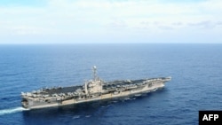 Hàng không mẫu hạm USS Geoge Washington đến Việt Nam để kỷ niệm 15 năm bình thường hóa quan hệ ngoại giao giữa 2 nước