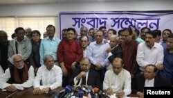 L'alliance de l'opposition, ont confirmé leur participation aux prochaines élections à Dhaka (Bangladesh), le 11 novembre 2018.