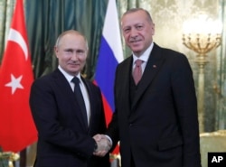 Vladimir Putin və Türkiyə prezidenti Rəcəb Tayyib Ərdoğan