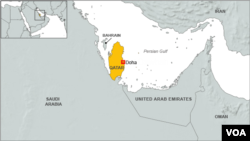 Map of Qatar