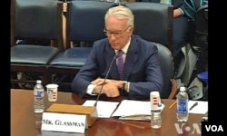 前广播理事会主席格拉斯曼在美国国会众议院外交事务委员会听证会上