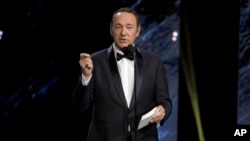 Kevin Spacey lors d'une cérémonie de remise de prix à Beverly Hills, en Californie, le 27 octobre 2017.