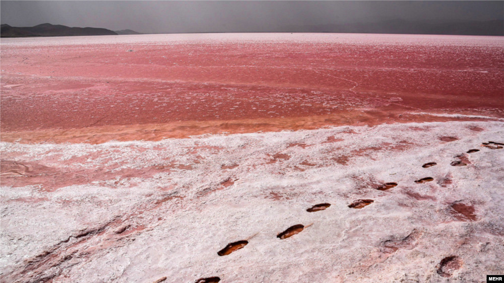 دریاچه مهارلو در استان فارس. آرشیو