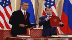 Obama, Medvedev Sign Treaty Cutting Nuclear Stockpiles