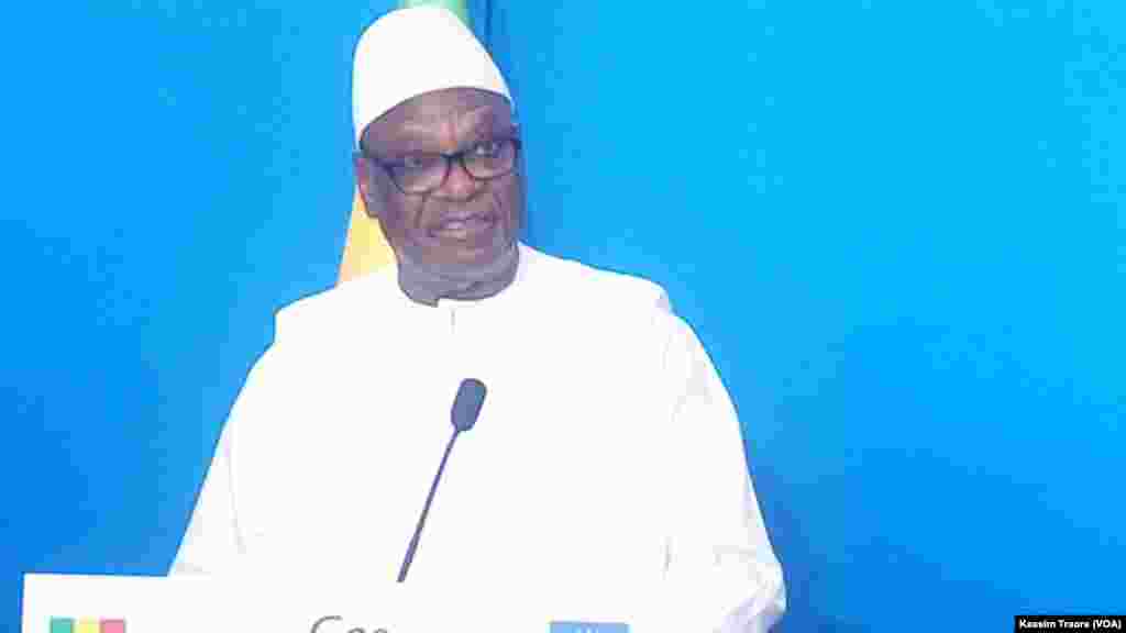 Mali djamanatigi Ibrahim Boubacar Keita Gao, Mali, 19 mai 2017. (VOA/Kassim Traore)