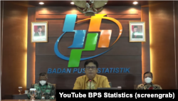 Kepala Badan Pusat Statistik (BPS) Margo Yuwono. (Foto: tangkapan layar/YouTube BPS Statistics).