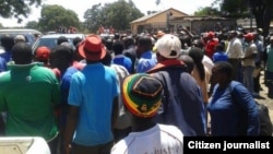 MDC-T supporters in Gweru