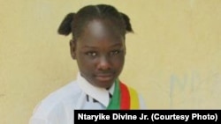 Boutou Farida Mohamat, 13, is a member of the Children's Parliament of Cameroon and a student in Far North Region.