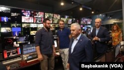 Başbakan Binali Yıldırım Trt binasını ziyaret etti.