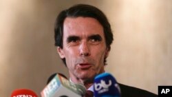 El expresidente del gobierno español, José María Aznar, también abordó lo que cataloga como la penetración de Cuba en Venezuela.