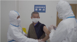 Uji coba vaksin China tahap kedua. (Foto: AP)