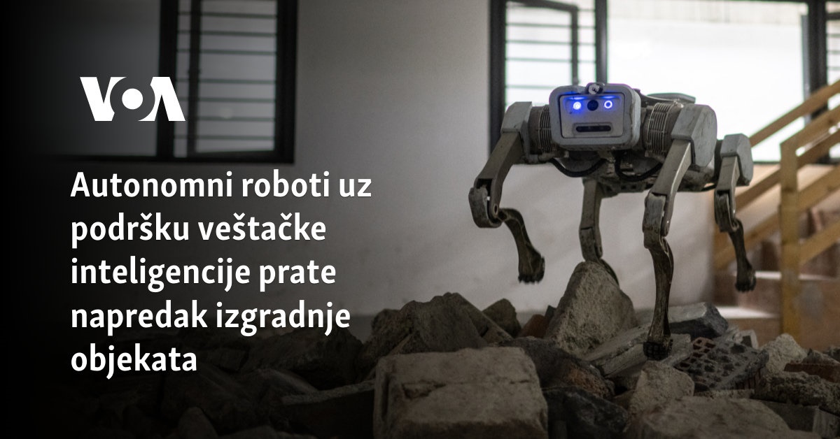 Roboti Ga Autonomni roboti uz podršku veštačke inteligencije prate napredak ...