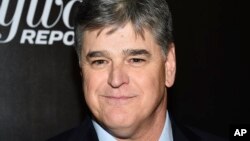 El presentador Sean Hannity captado durante el evento "Las 35 Personas más Poderosas de los Medios", organizado por The Hollywood Reporter, el 12 de abril de 2018. 