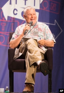 FILE - Rep. Dana Rohrabacher attends Politicon at The Pasadena Convention Center, in Pasadena, California, July 30, 2017.