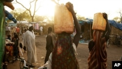 Refugees from South Kordofan, Sudan, in the Yida refugee camp in Unity State, South Sudan, Saturday, May 12, 2012.