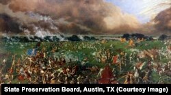 Henry A. McArdle captured the Battle of San Jacinto, which secured Texas independence in 1836.