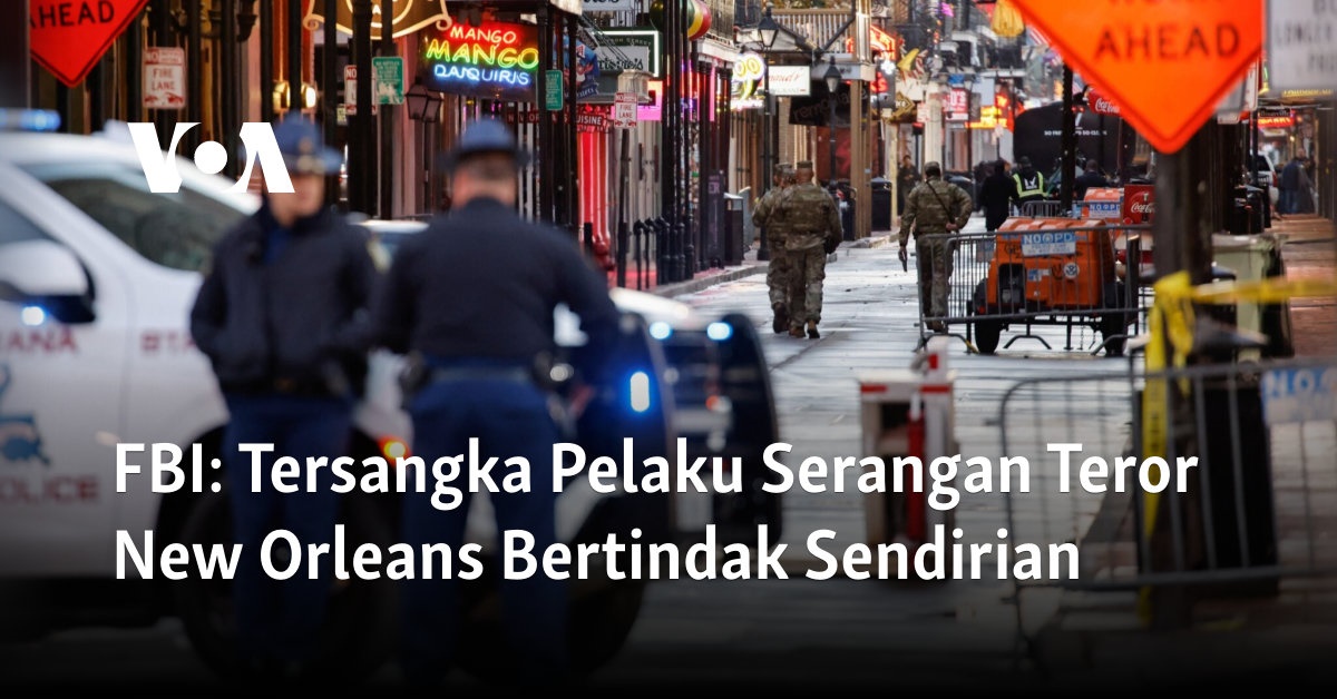 Tersangka Pelaku Serangan Teror New Orleans Bertindak Sendirian