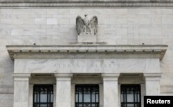 FILE - The Federal Reserve building is pictured in Washington, DC, U.S., Aug. 22, 2018.