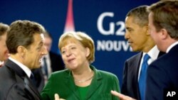 Σαρκοζί, Μέρκελ και Ομπάμα στο G20