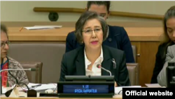 Bà Yanghee Lee, Đặc phái viên về nhân quyền của LHQ ở Myanmar.