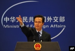 中国外交部发言人洪磊(资料照片)