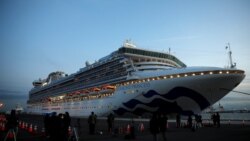 Japonya'nın Yokohama Limanı'nda karantina altındaki Diamond Princess gemisi