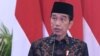 Presiden Jokowi meresmikan berdirinya Bank Syariah Indonesia di Istana Negara, Jakarta, Senin (1/2) (biro Setpres)