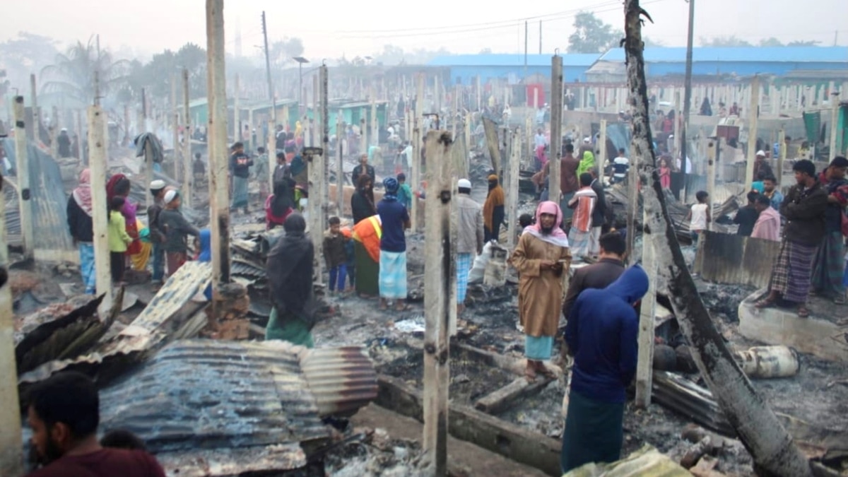 Fire Destroys Thousands of Homes in Rohingya Refugee Camp - Vimarsana News