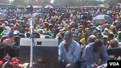 Part of the crowd which attended a rally in Murombedzi Growth Point addressed by First Lady Grace Mugabe. (Photo: Arthur Chigoriwa)