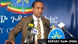 Foreign Ministry spokesman Meles Alem