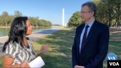 U.S. Ambassador Daniel Rosenblum to Uzbekistan, talking to VOA's Navbahor Imamova in Washington, September 25, 2019