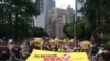 香港滚动式反假普选集会开始