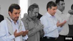 احمدی نژاد بطور بی سابقه ای از رحیم مشایی حمایت می کند 
