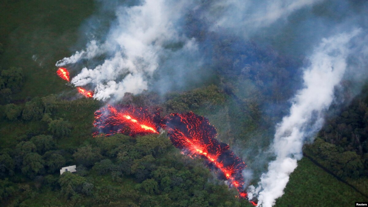 Rekahan Baru Dari Gunung Berapi Kilauea Bermunculan Di Hawaii