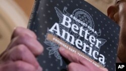 지난 3월 발표된 2020 회계연도 예산안인 '더 나은 미국을 위한 예산(A Budget for A Better America).' (자료사진)