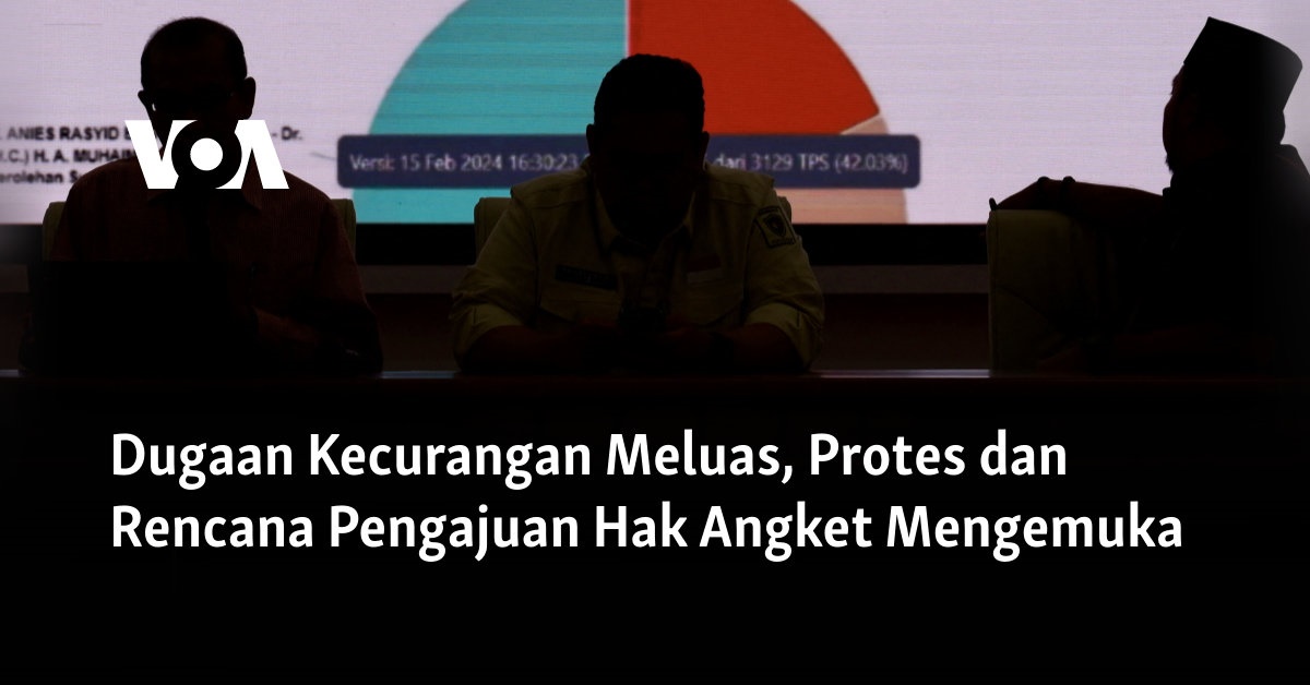 Dugaan Kecurangan Meluas, Protes Dan Rencana Pengajuan Hak Angket Mengemuka