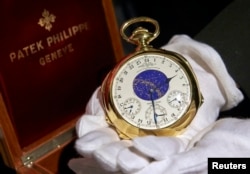 "The Henry Graves Supercomplication" handmade watch by Patek Philippe, Sotheby's auction house, Geneva Nov. 5, 2014.