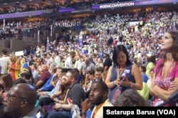 Delegates at the Democratic National Convention in Philadelphia, July 28, 2016.
