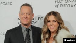 Tom Hanks and his wife, Rita Wilson