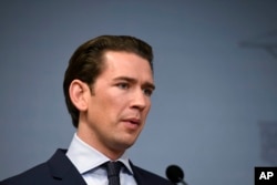 Avstriya kansleri Sebastian Kurz