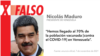 Verificado: Maduro exagera cuando dice que Venezuela tiene el 70% de la población vacunada
