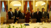 6月14日，美國國會參議院外交關係委員會在國會山歡迎達賴喇嘛，之後他們舉行了會談​​。