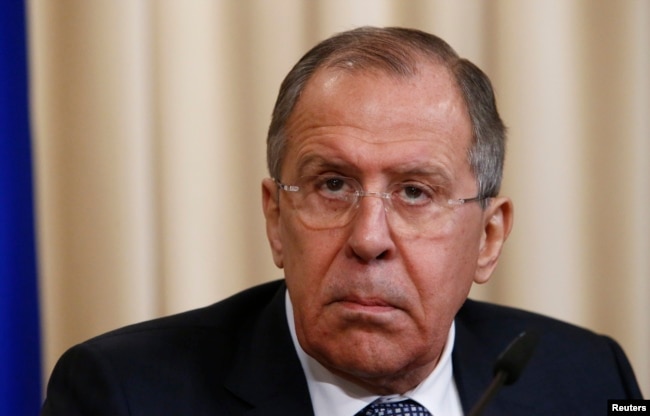 FILE - Russian Foreign Minister Sergei Lavrov.