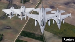 Літаки НАТО в повітряному просторі Литви (архівне фото)