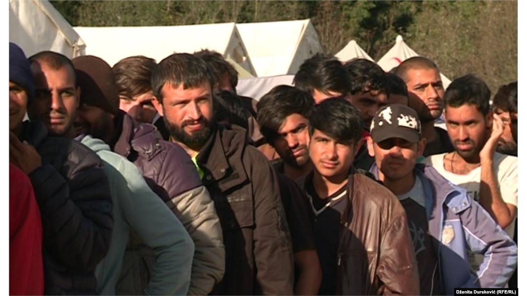 Migranti u kampu Vučjak