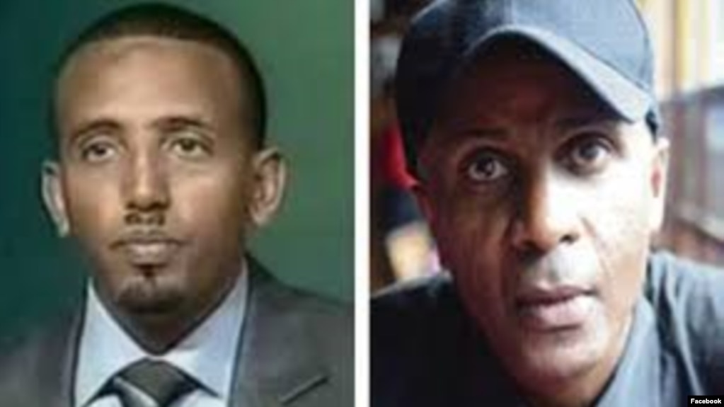 Andualem Arage, left, and Eskinder Nega have refused to sign letters of pardon from the Ethiopian government.