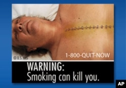 美国食品药物管理局(FDA)健康警示图像-吸烟导致死亡