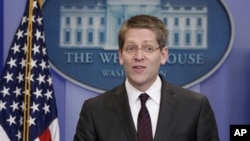 Jay Carney, porte-parole de la Maison-Blanche