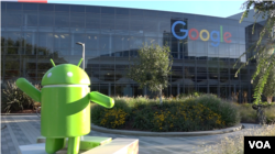 Exterior of a Google building in California.