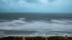 Güney Carolina'daki Myrtle Beach'de şiddetli rüzgar